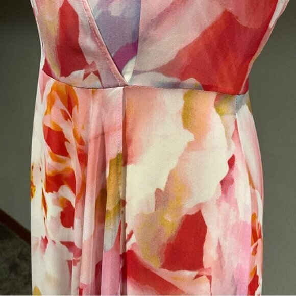 Calvin Klein floral sleeveless midi dress size 6 - Picture 5 of 16
